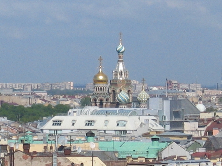 69 Church on Spilled Blood, view from top of St Isaac Cathedral.jpg
